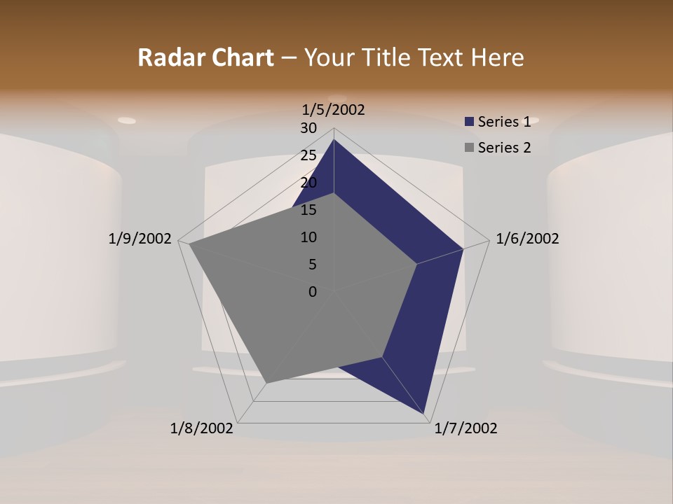 Perspective Picture Frame PowerPoint Template