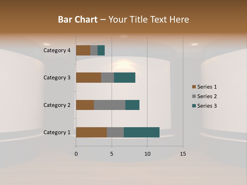 Perspective Picture Frame PowerPoint Template