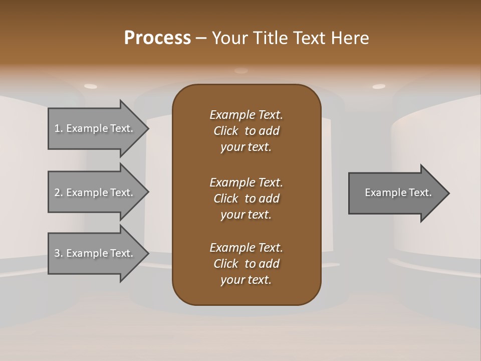 Perspective Picture Frame PowerPoint Template