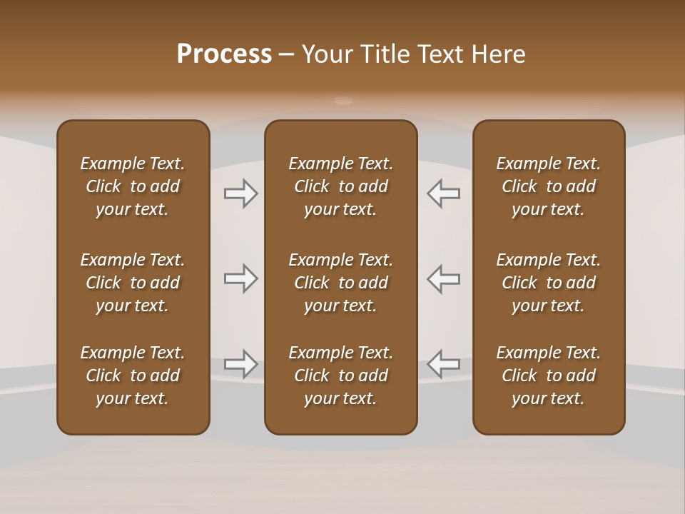 Perspective Picture Frame PowerPoint Template