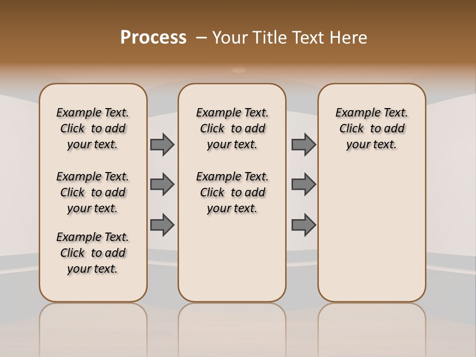 Perspective Picture Frame PowerPoint Template