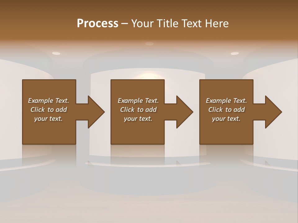 Perspective Picture Frame PowerPoint Template