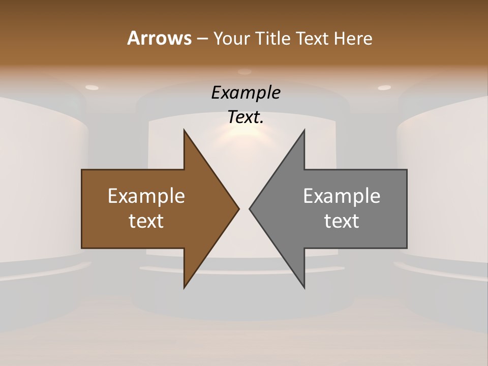 Perspective Picture Frame PowerPoint Template