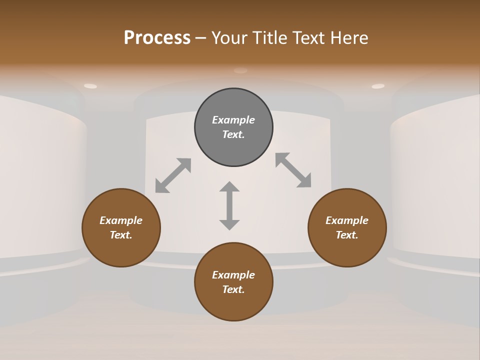 Perspective Picture Frame PowerPoint Template