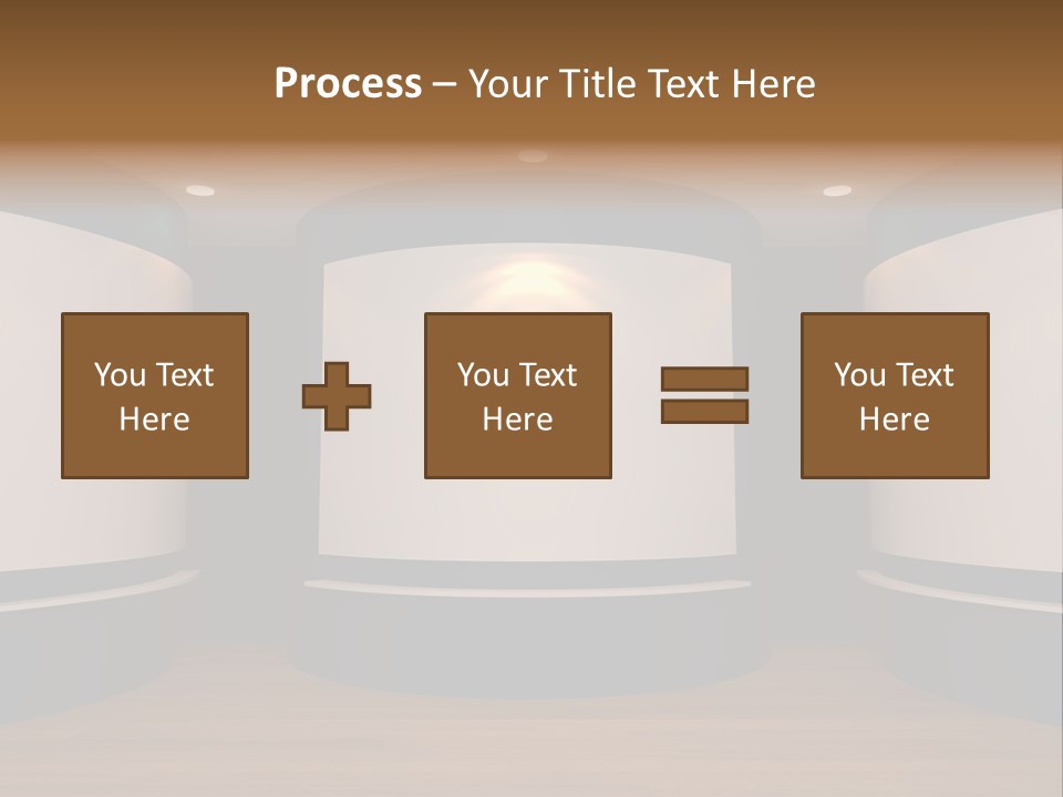 Perspective Picture Frame PowerPoint Template