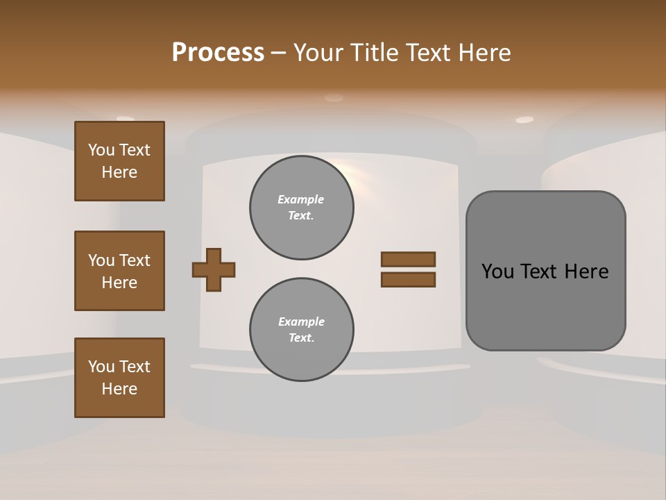 Perspective Picture Frame PowerPoint Template