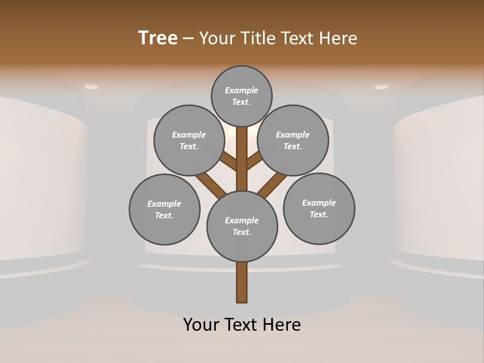 Perspective Picture Frame PowerPoint Template