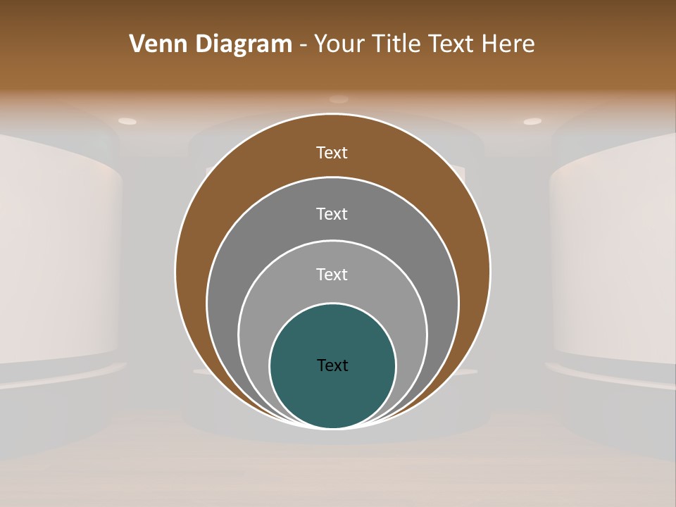 Perspective Picture Frame PowerPoint Template