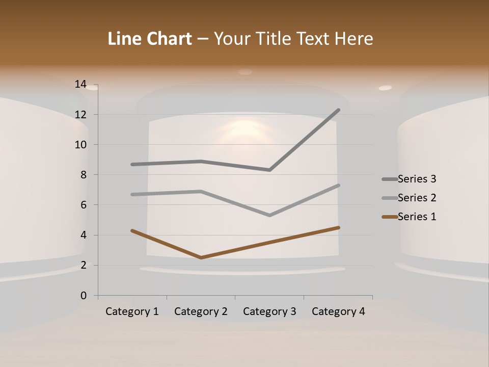 Perspective Picture Frame PowerPoint Template