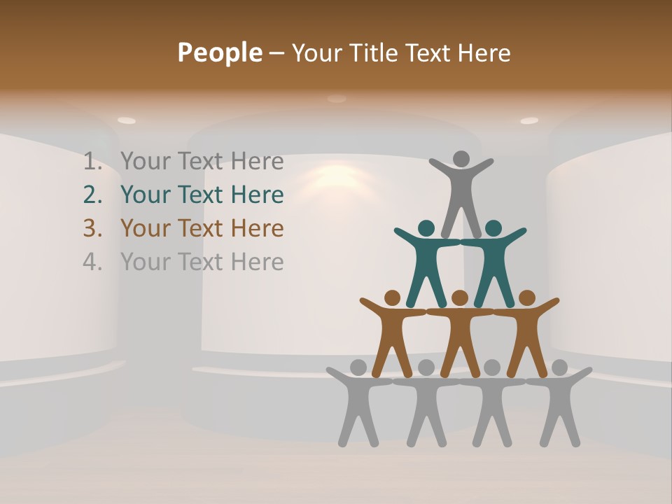 Perspective Picture Frame PowerPoint Template