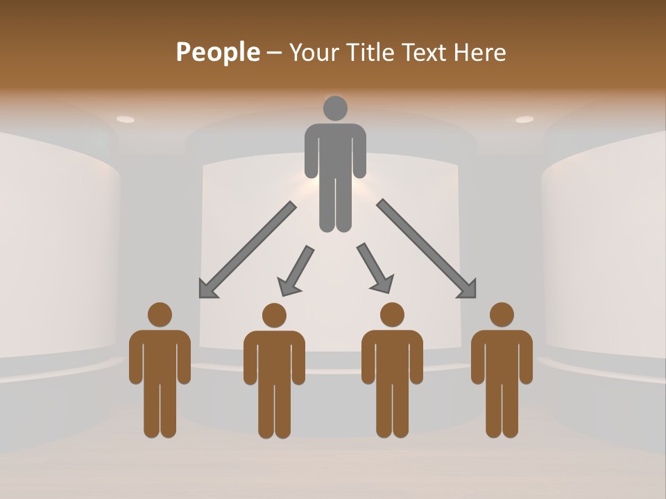 Perspective Picture Frame PowerPoint Template