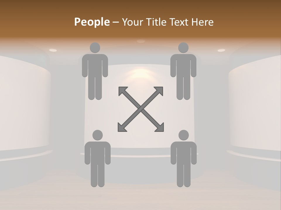 Perspective Picture Frame PowerPoint Template