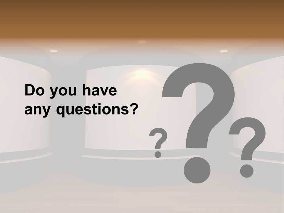 Perspective Picture Frame PowerPoint Template