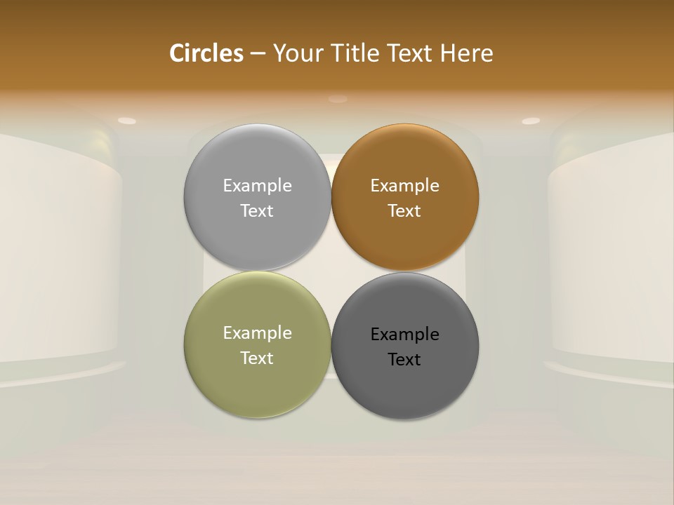 Banner Decoration Canvas PowerPoint Template