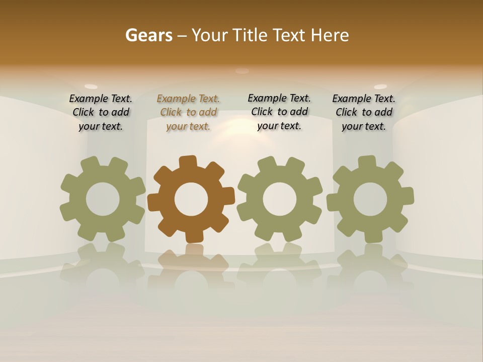 Banner Decoration Canvas PowerPoint Template