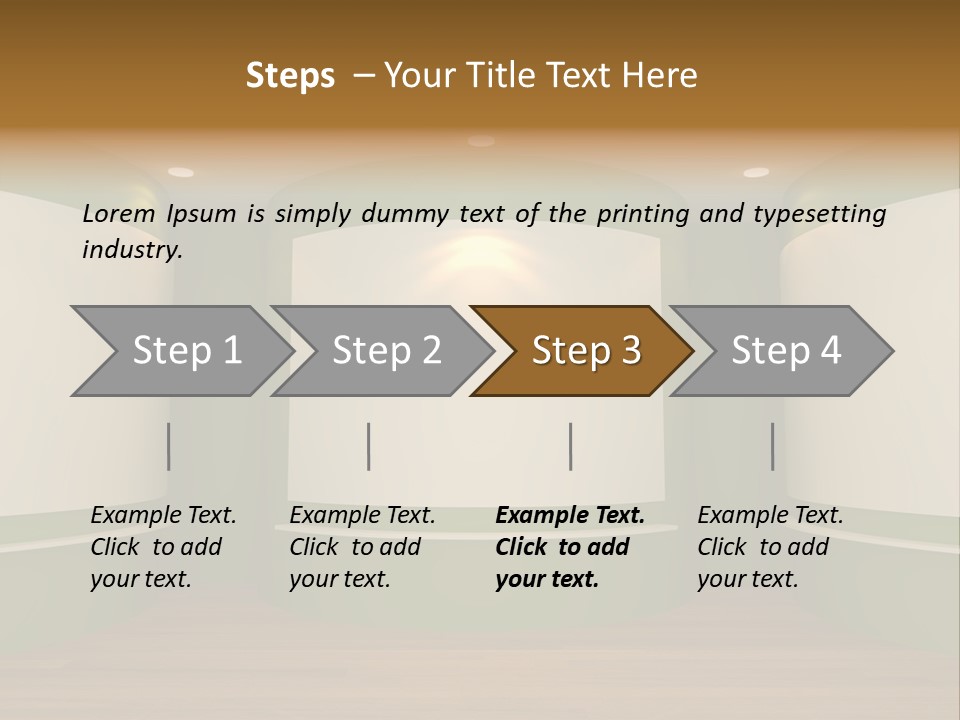 Banner Decoration Canvas PowerPoint Template