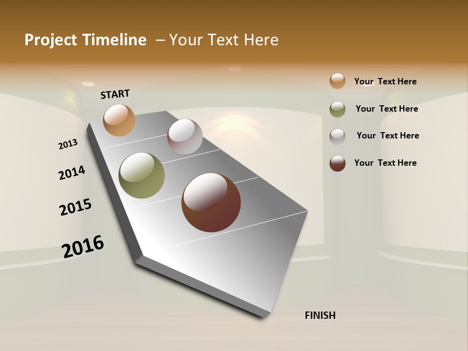 Banner Decoration Canvas PowerPoint Template