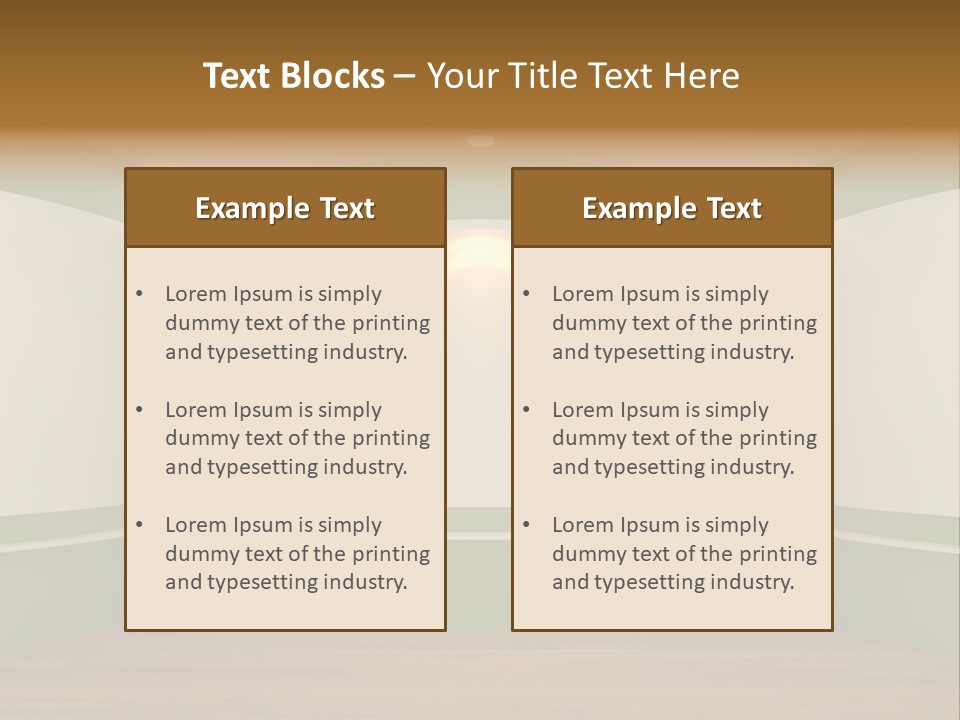 Banner Decoration Canvas PowerPoint Template