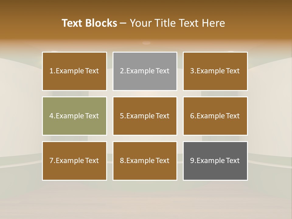 Banner Decoration Canvas PowerPoint Template