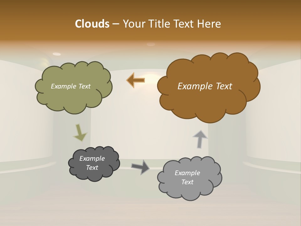 Banner Decoration Canvas PowerPoint Template