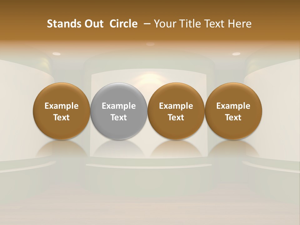 Banner Decoration Canvas PowerPoint Template