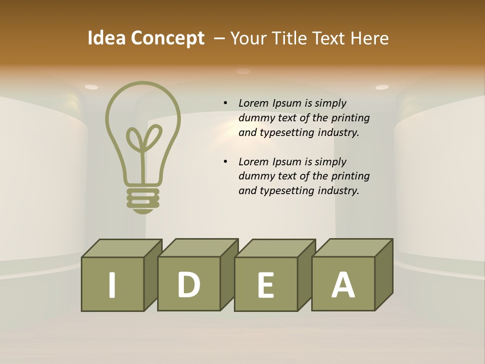 Banner Decoration Canvas PowerPoint Template