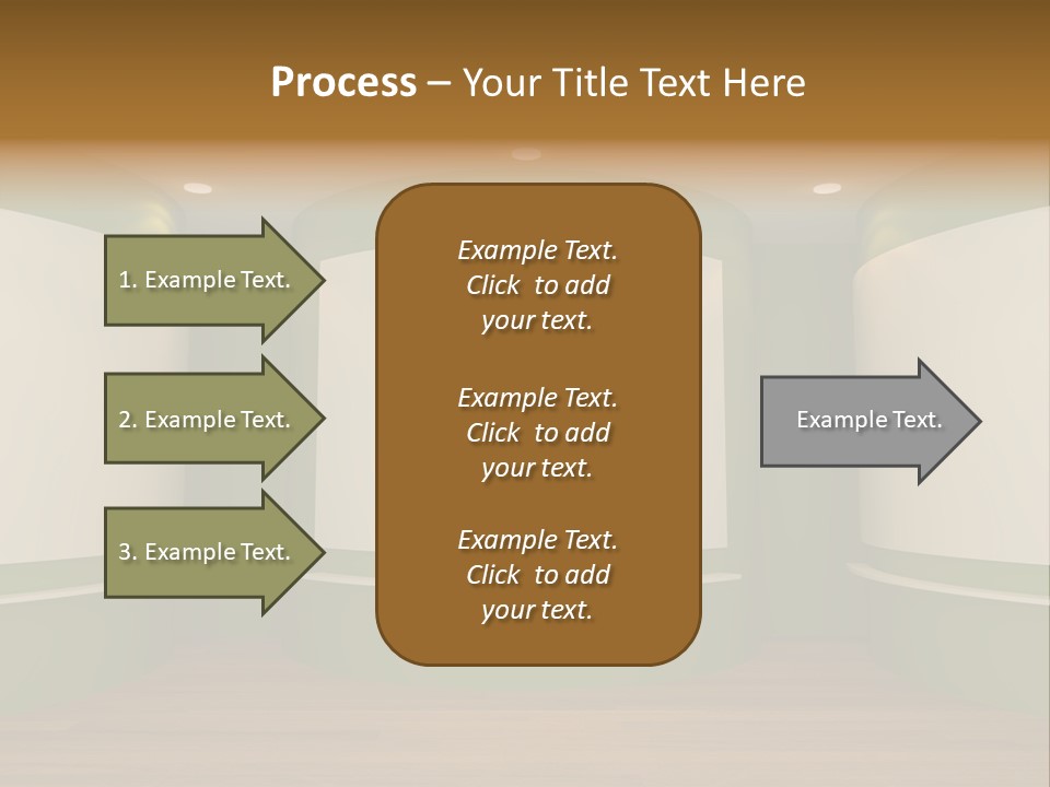 Banner Decoration Canvas PowerPoint Template