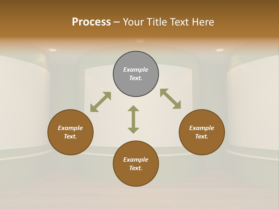 Banner Decoration Canvas PowerPoint Template