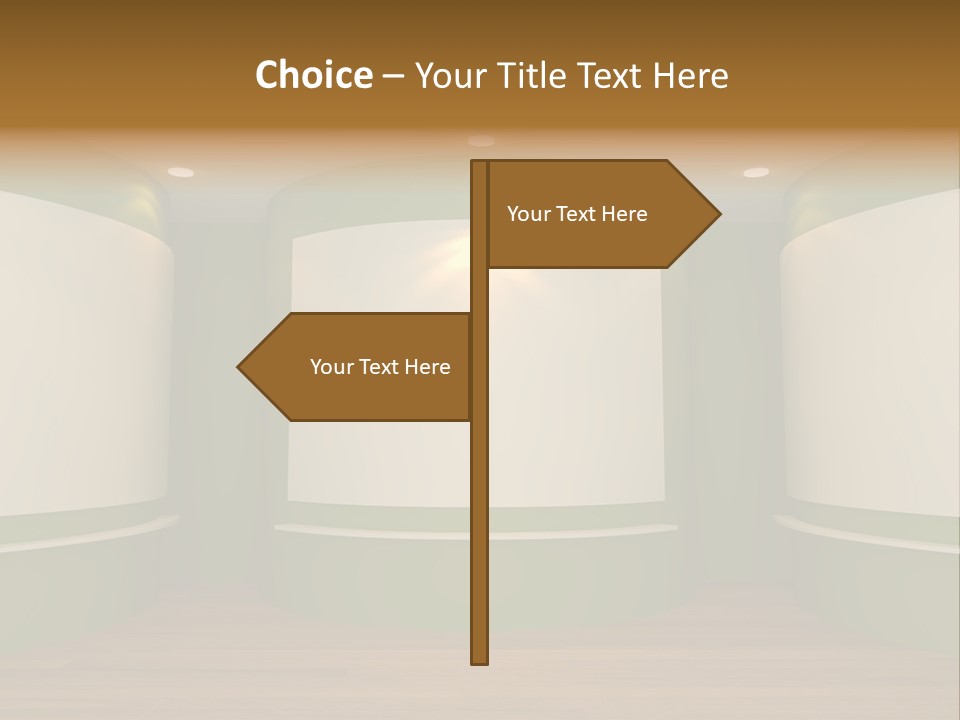 Banner Decoration Canvas PowerPoint Template