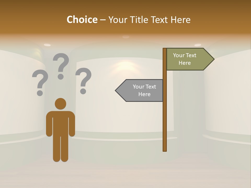 Banner Decoration Canvas PowerPoint Template