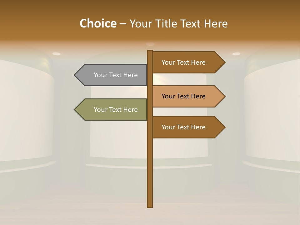 Banner Decoration Canvas PowerPoint Template