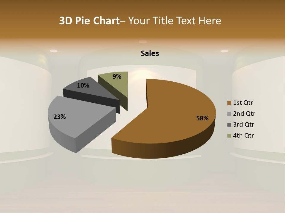 Banner Decoration Canvas PowerPoint Template