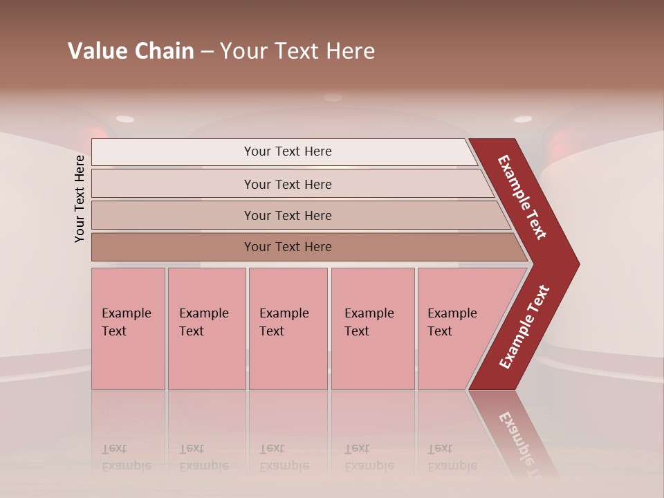 White Gallery Floor PowerPoint Template