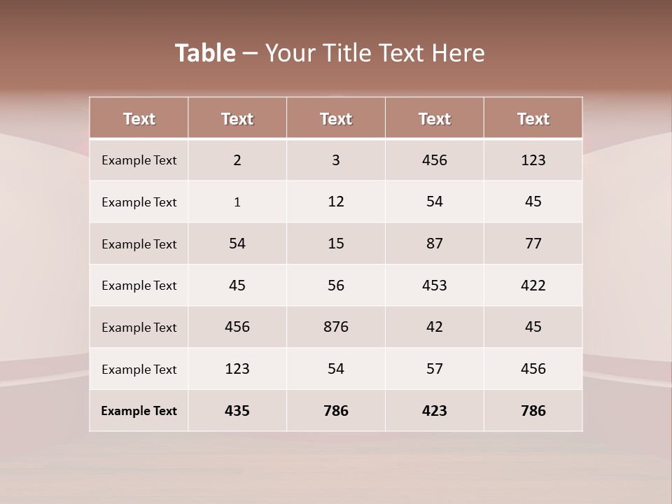 White Gallery Floor PowerPoint Template