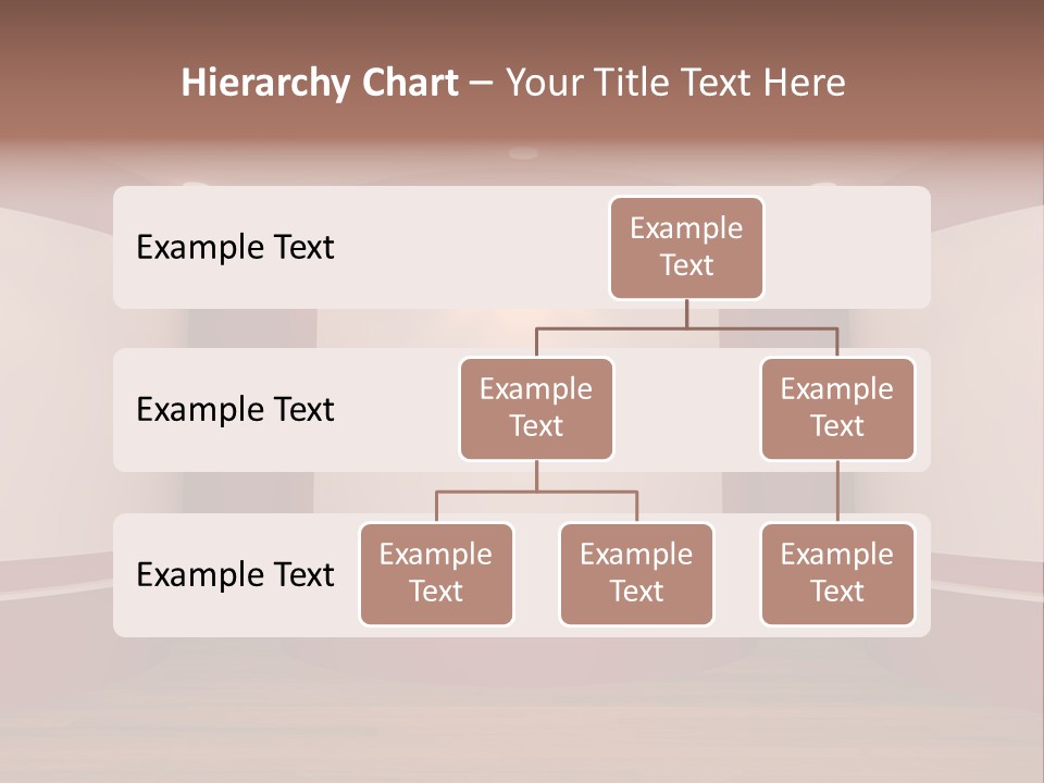 White Gallery Floor PowerPoint Template