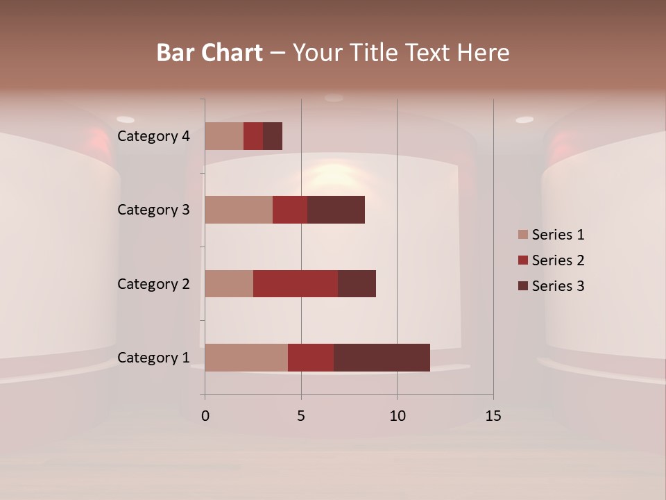 White Gallery Floor PowerPoint Template