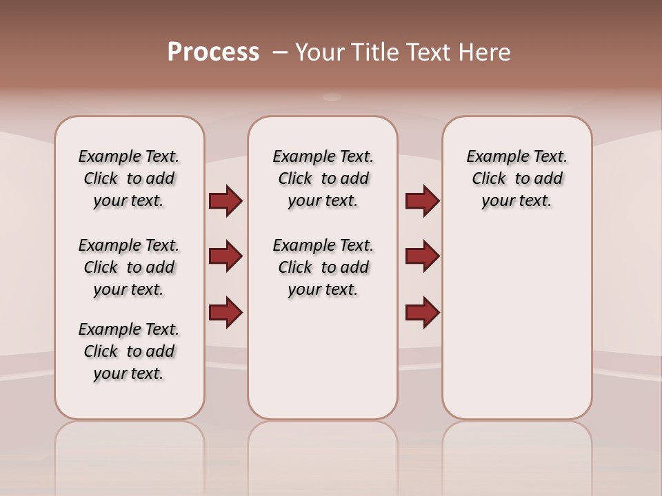 White Gallery Floor PowerPoint Template