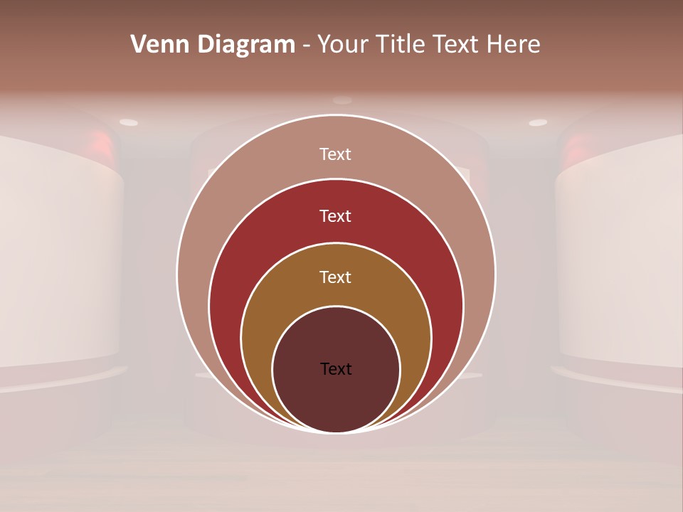 White Gallery Floor PowerPoint Template