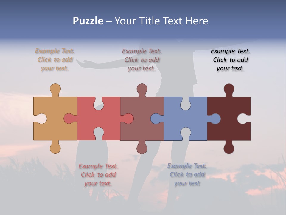 Together Happy Per On PowerPoint Template