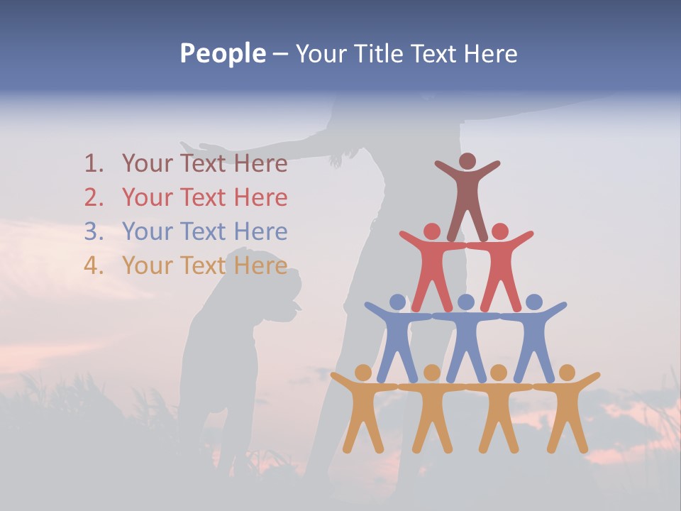 Together Happy Per On PowerPoint Template