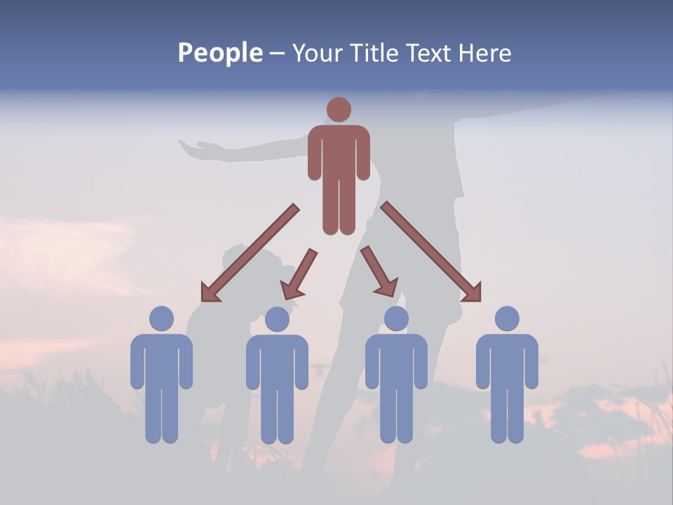 Together Happy Per On PowerPoint Template