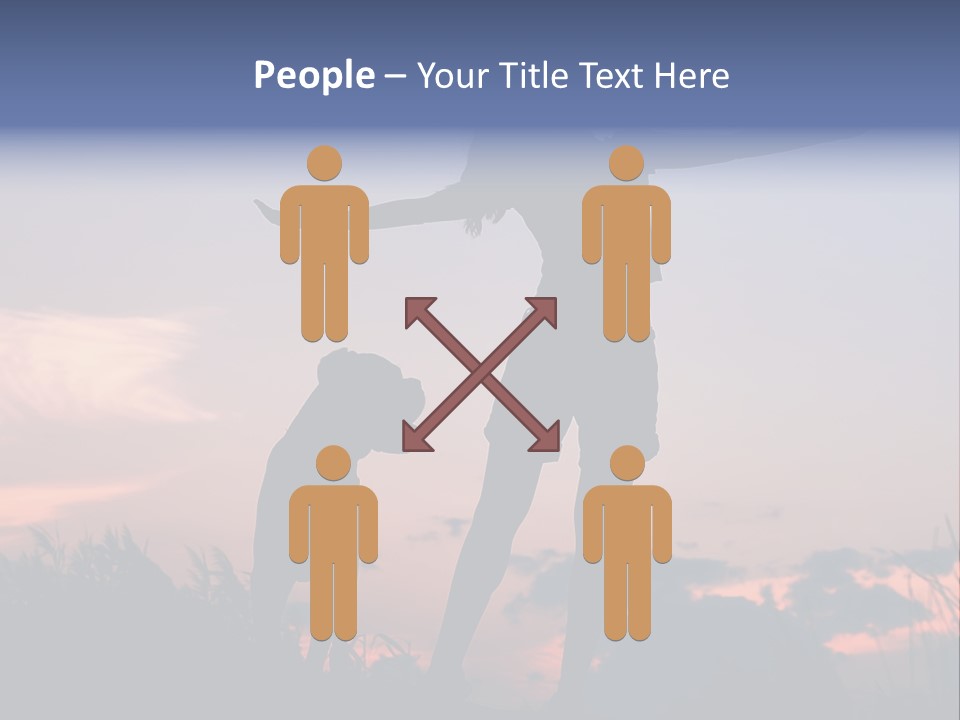 Together Happy Per On PowerPoint Template