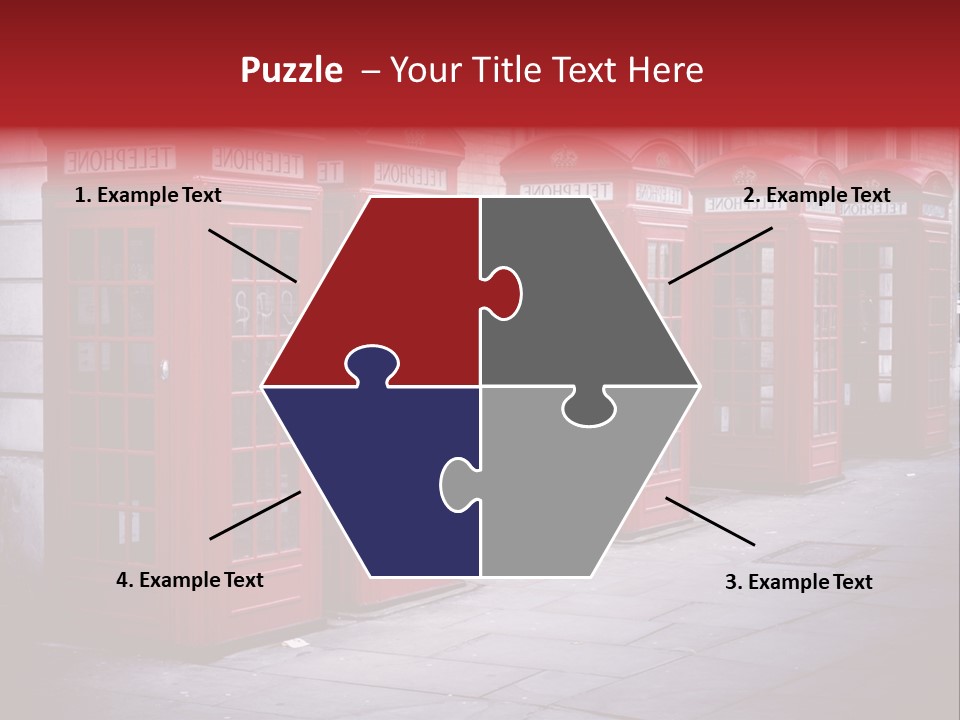 Phone Town Colour PowerPoint Template