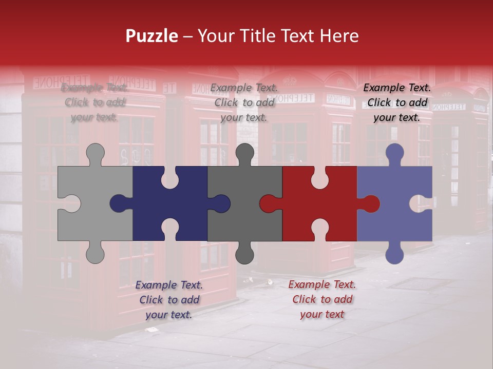 Phone Town Colour PowerPoint Template