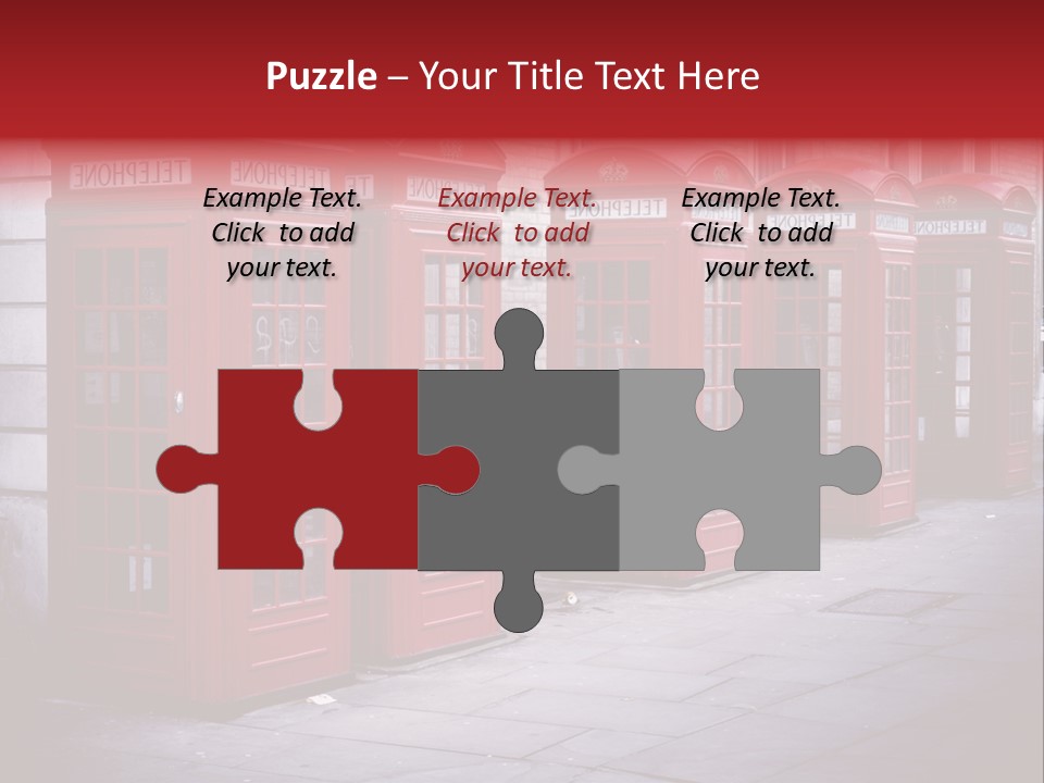 Phone Town Colour PowerPoint Template