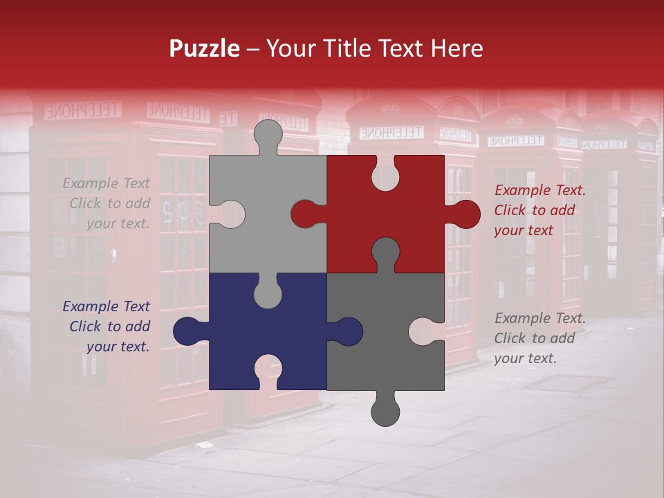 Phone Town Colour PowerPoint Template