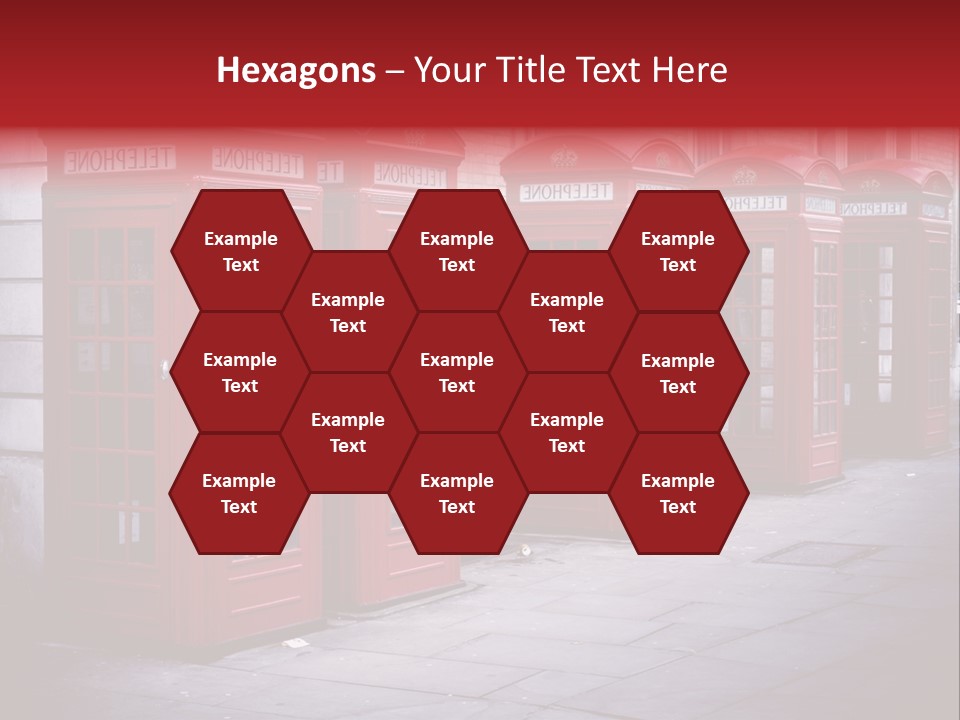 Phone Town Colour PowerPoint Template