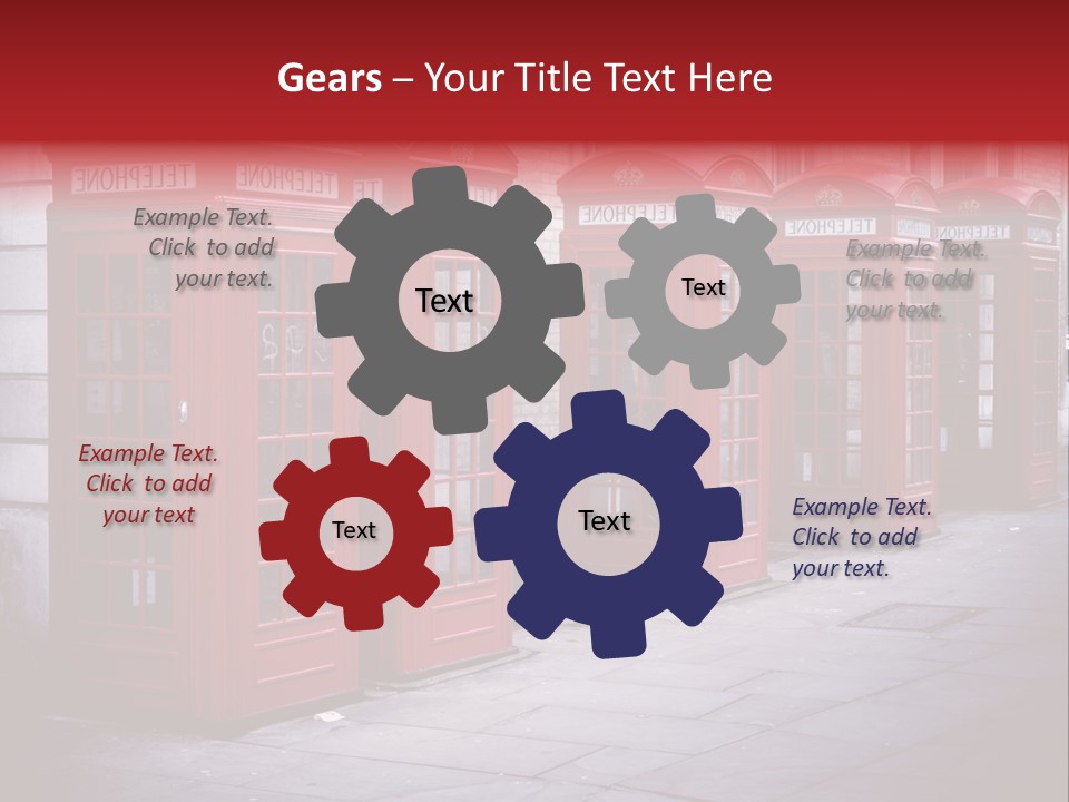 Phone Town Colour PowerPoint Template