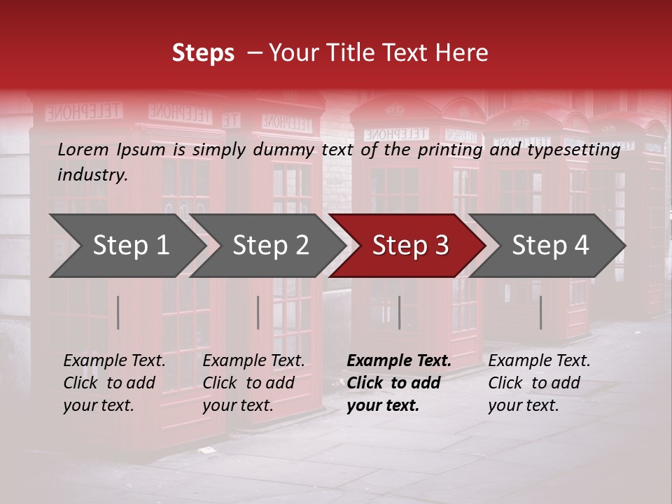 Phone Town Colour PowerPoint Template