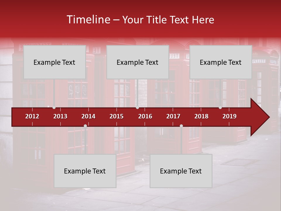 Phone Town Colour PowerPoint Template